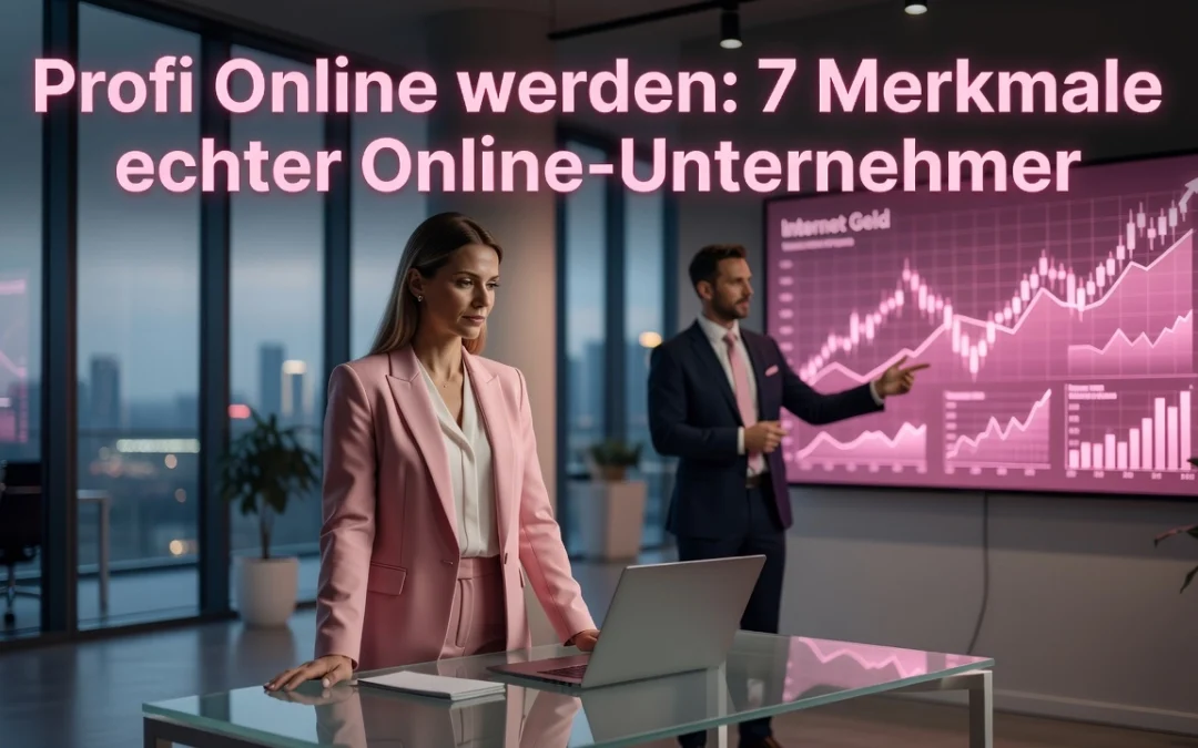 Profi Online werden: 7 Merkmale echter Online-Unternehmer