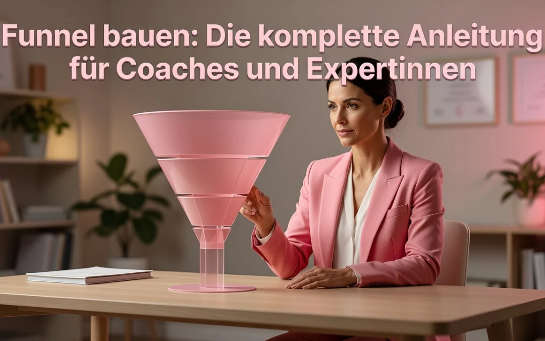 Professional header image for step-by-step guide: Funnel bauen: Die komplette Anleitung für Coaches und Exp...