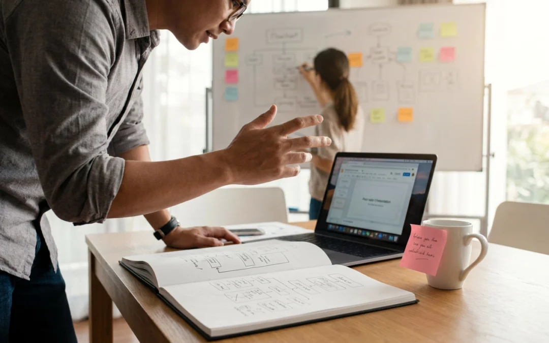 Professional header image for step-by-step guide: Dein erstes Online-Angebot entwickeln: Aus Expertenwissen...